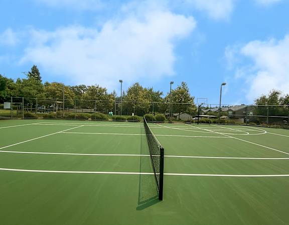 tennis courts