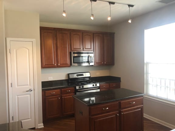 Wooden cabinets at Regency Place, Illinois, 60181