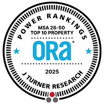 A circular logo with the word "POWER RANKINGS" at the top and "ORA" in the middle.