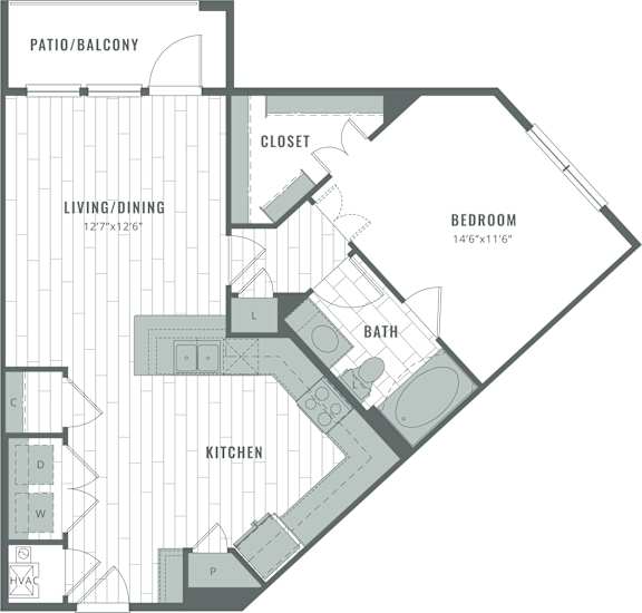 A15 Floor Plan at Bridge at Henley, Austin