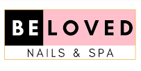 A logo for a nails and spa salon.