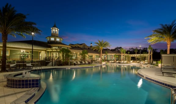 Swimming Pool area at Integra 360 Apartments, Winter Springs, FL, 32708