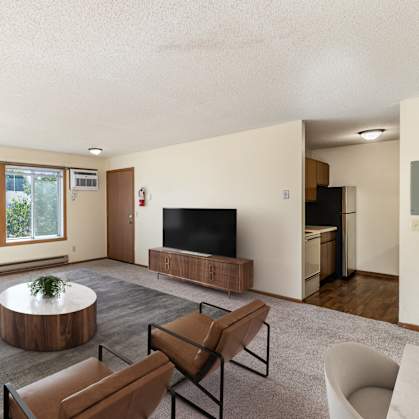 the preserve at ballantyne commons living room and kitchen. Hutchinson, MN Twin Oaks