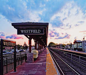 Train Station at The Franklin at Westfield, Westfield, NJ