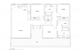 Floor Plan 3 Bed 2 Bath 1346