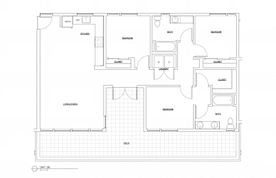 Floor Plan  3 Bed 2 Bath 1346
