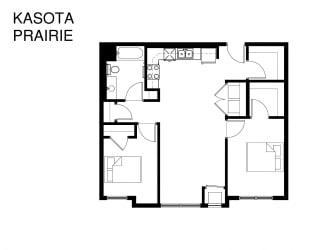 Floor Plan 2 Bedroom