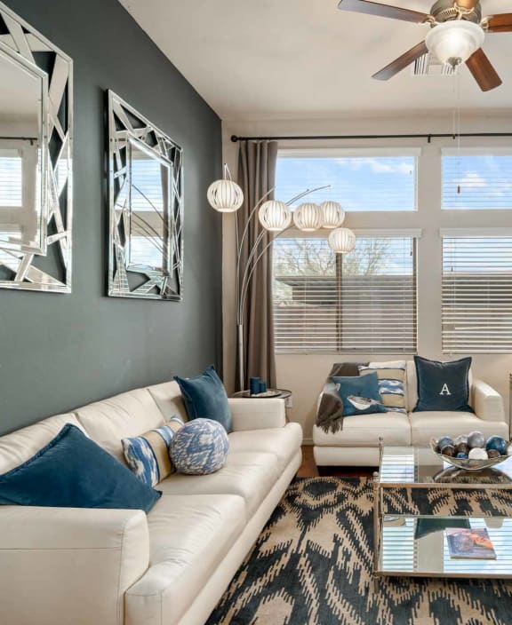 Living Room at Avilla Preserve Apartment Homes in Tucson Arizona