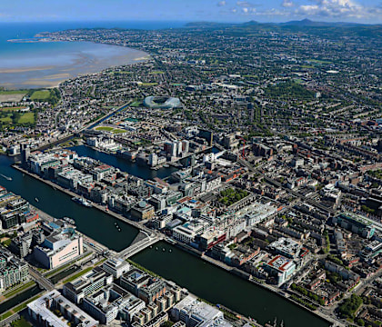 a city from the air