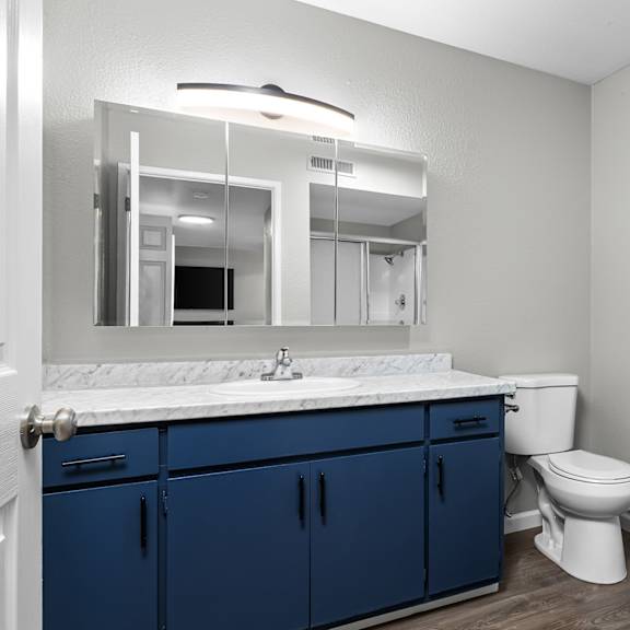 Vanity Lights at Pomona Townhomes Apartments, Chico, CA 95928