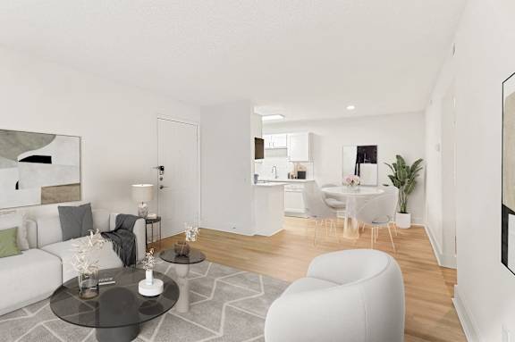 Living Room at The Parke at Trinity Apartment Homes, North Carolina