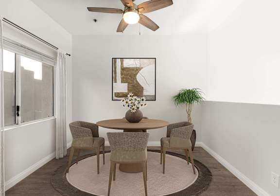 Stylish Living Room at NoVa Townhomes, Canoga Park, CA