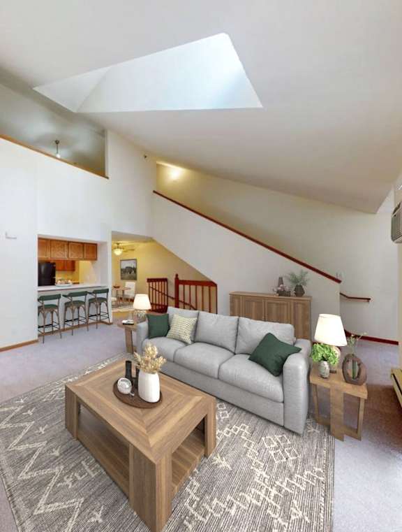 Social Lounge at Poplar Creek Apartments, Brookfield