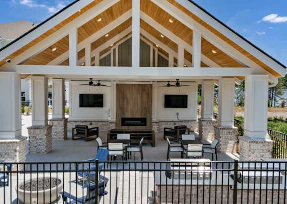 Outdoor Lounge at The Landings at Hard Scrabble, South Carolina, 29203