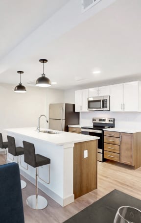 Open Kitchen with Living Room at Current812, Indiana, 47129