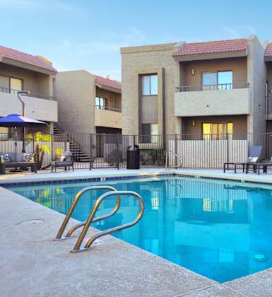 Pool at Olive East Apartment in Gilbert Arizona