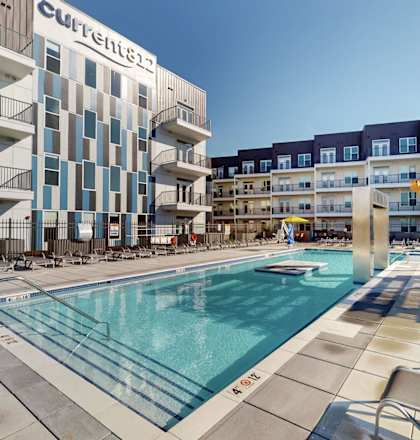 Resort-Style Pool at Current812, Clarksville, IN