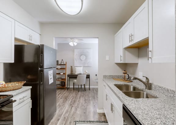 Appliances in the kitchen at Halsey Flats, Louisville, KY, 40207
