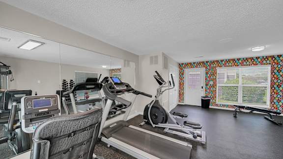 Modern Fitness Center at The Stella Apartments, Memphis, Tennessee