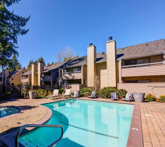 our apartments offer a swimming pool at The Lakes Apartments, Bellevue