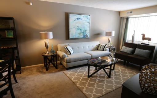 Comfortable Living Room at Willowood Apartments, Eastlake, 44095