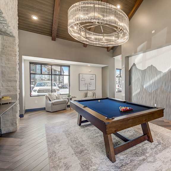 Pool table at Alta25, Monument, 80132