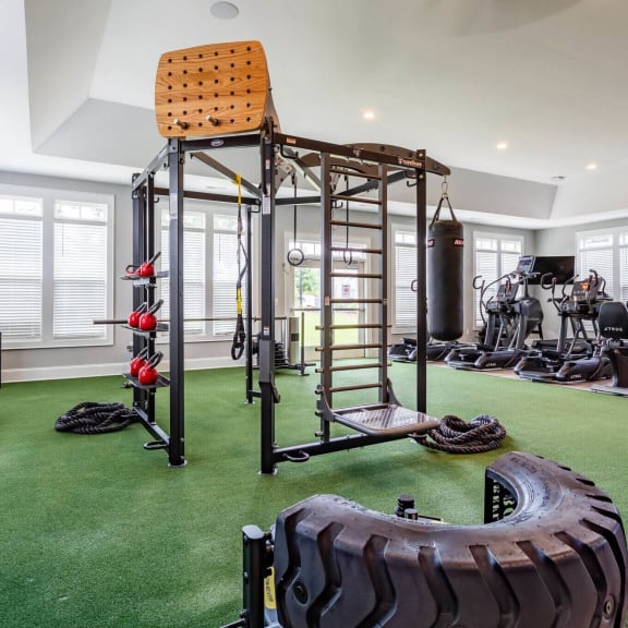 Fitness Gym at The Retreat at Sumter Apartments, Sumter, SC