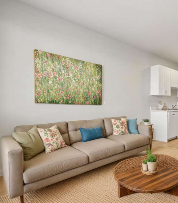 Living And Kitchen at Terracina at Winding Creek, Roseville, CA 95747