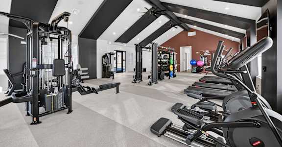Fitness Room at The Landing at Lemay Apartments, Fort Collins, 80524