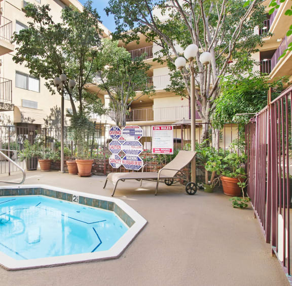 Hot Tub at Canby Court, Northridge, 91325