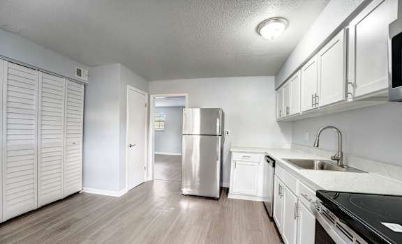 Kitchen at The Flats at Seminole Heights, Florida, 33603