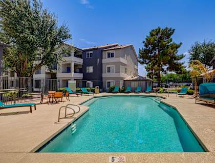 Shimmering Pool at Allure at Tempe Apartments, Tempe, AZ