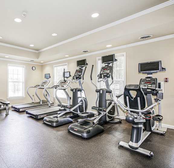 Spacious home gym at Saratoga Square, Springfield, VA, 22153