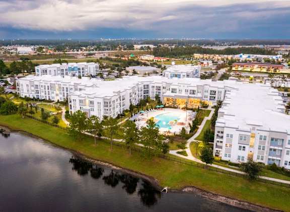 Ariel view at Linden on the GreeneWay, Orlando, FL, 32824