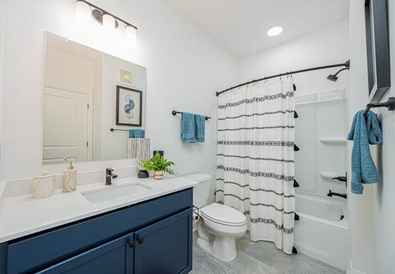 a bathroom with a sink and a toilet and a shower