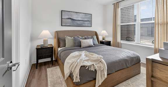 Bedroom at Switch Luxury Apartments, Colorado Springs, Colorado