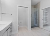 Thumbnail 16 of 27 - Bathroom with Shower and Private Toilet