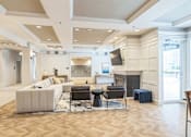Thumbnail 12 of 33 - Clubhouse Living Area with fireplace at AVIA Apartments On Alpha, Dallas, TX