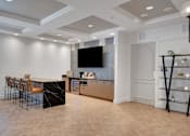 Thumbnail 24 of 33 - Kitchen with bar at AVIA Apartments On Alpha, Dallas, TX, 75240