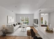 Thumbnail 12 of 12 - Furnished Living Room at AVIA Apartments On Alpha, Dallas, Texas