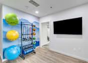 Thumbnail 25 of 33 - Workout room at AVIA Apartments On Alpha, Dallas, TX