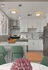Spacious Bedroom with Vinyl Flooring, Recessed Lighting, and Closet with Shelving