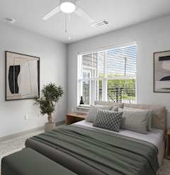 Spacious Patio With Sitting Arrangements at Forest Edge Apartments, Charlestown, IN, 47111