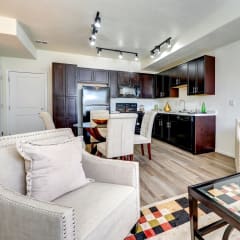 Elegant Living Room at Enclave Apartments, Henderson, CO, Colorado, 80640
