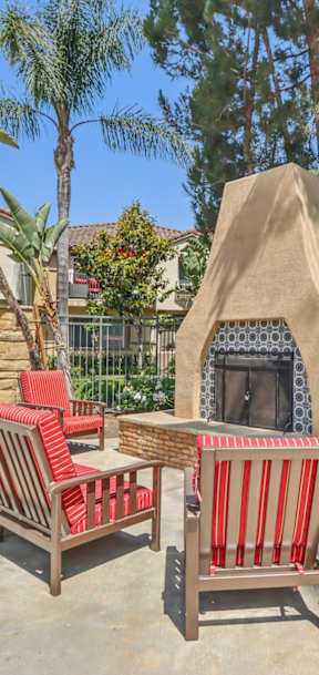 a fire place