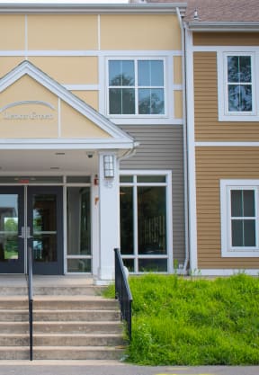a picture of the front of the ottawa creamery building
