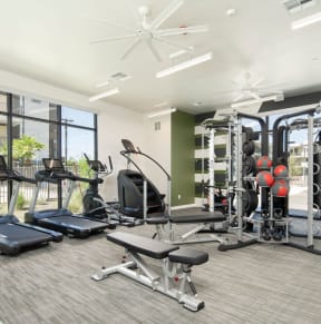 Fitnes Center at Streamliner 16th Apartments in Phoenix