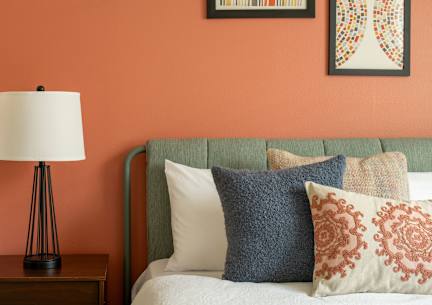 Bedroom at Streamliner Aldea in Glendale Arizona