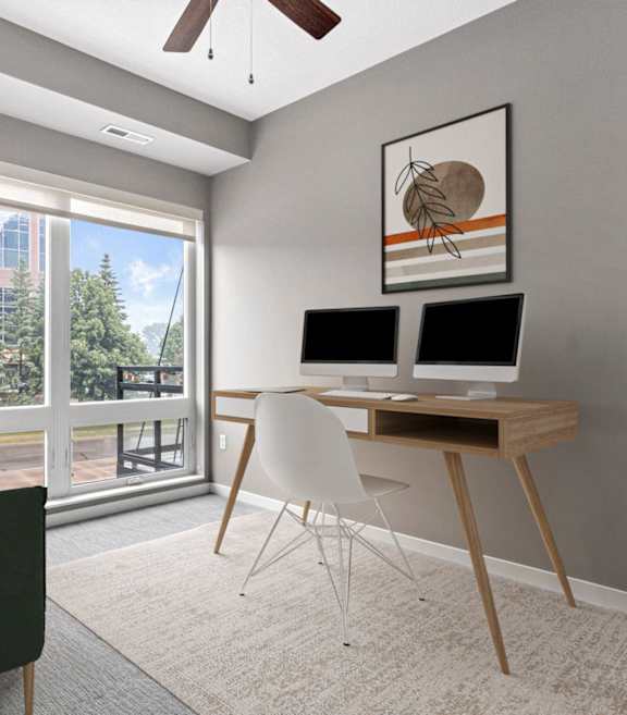 Work From Home Spaces at Arcata Apartments, Golden Valley, MN