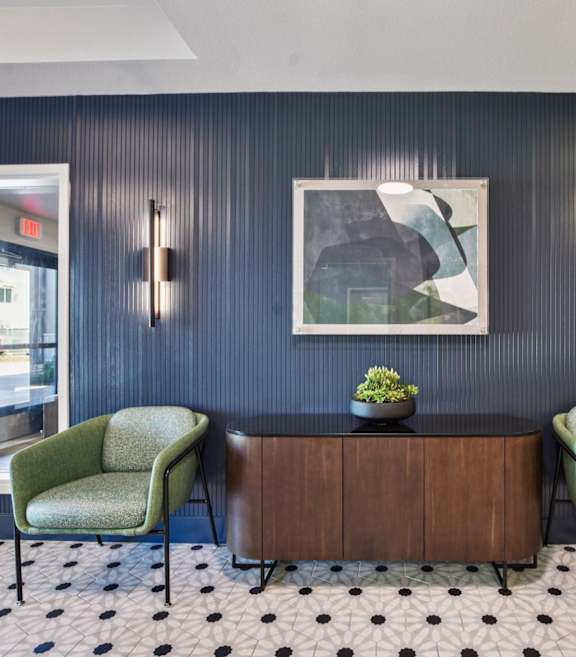 Lobby Chairs at Terracina at Winding Creek, Roseville California